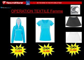 Opération textile Tecnifibre